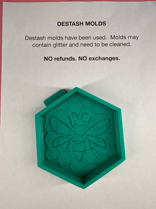 DESTASH Mold - Honeycomb with Bee