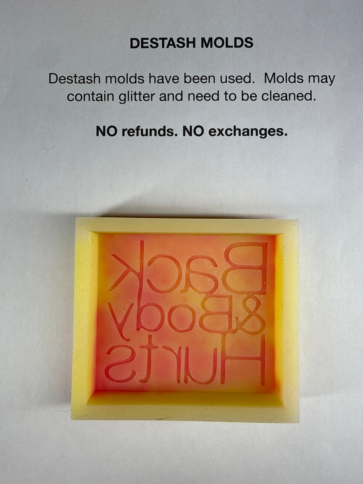 DESTASH Mold - Back & Body Hurts