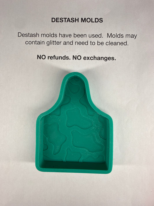 DESTASH Mold - Cow Print Cow Tag