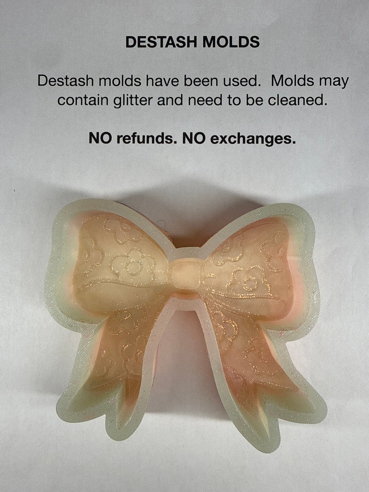 DESTASH Mold - Bow with Flowers