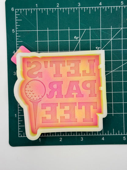 Let’s Par Tee Freshie Mold | silicone freshie mold