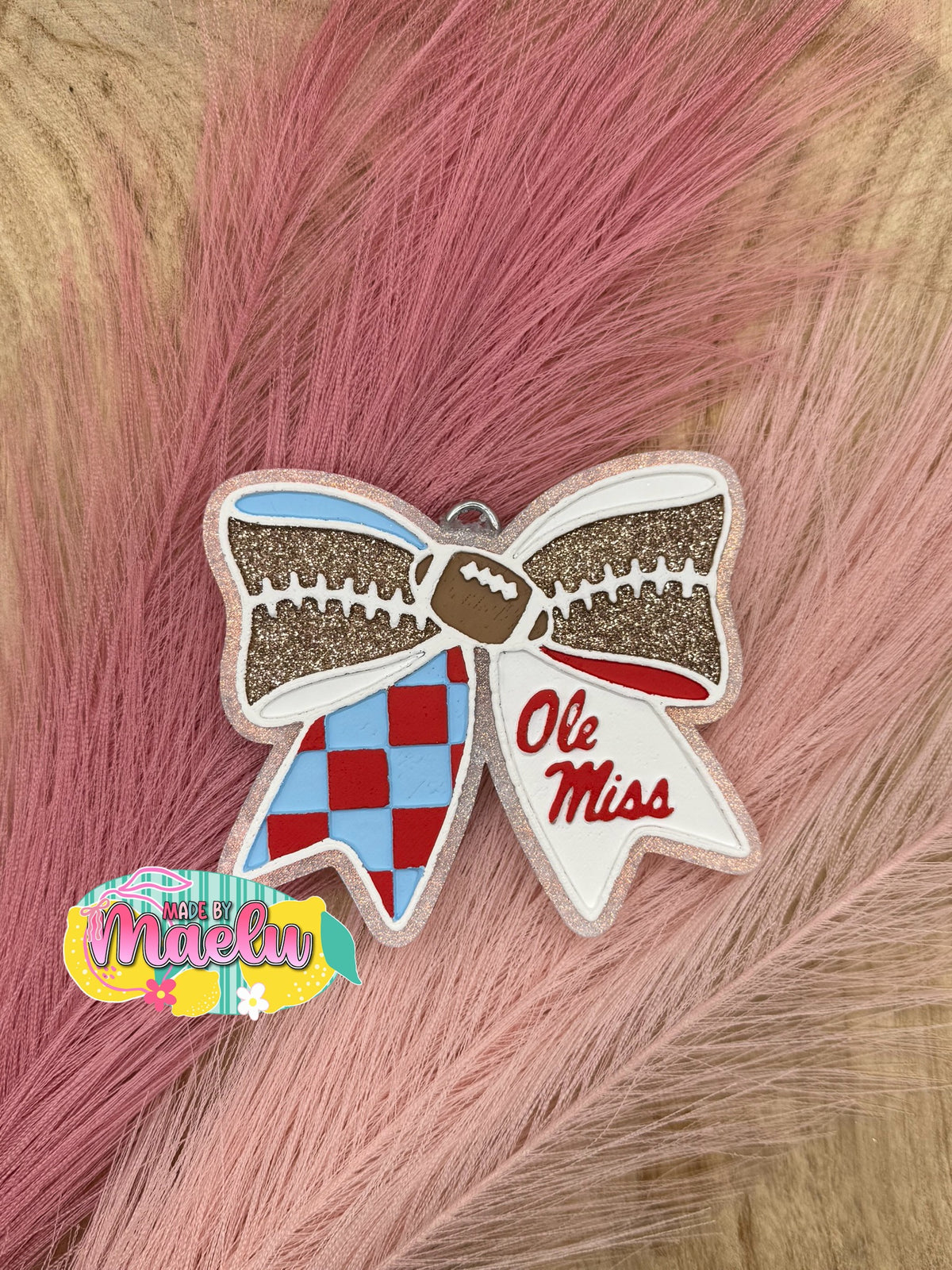 Ole Miss Football Bow | Custom Freshie