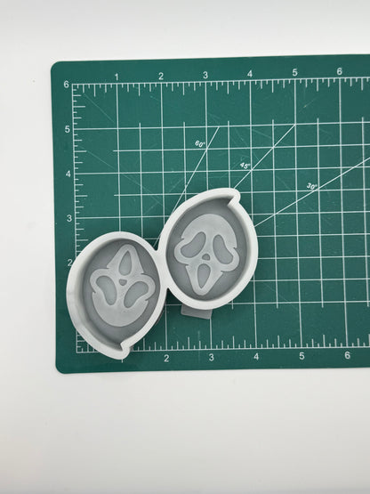 Scare Face Vent Clips Freshie Mold | silicone freshie mold