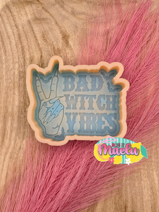 Bad Witch Vibes Freshie Mold | Silicone Freshie Mold