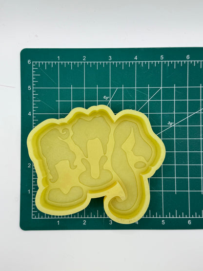 Sisters Outline Freshie Mold | Silicone Freshie Mold