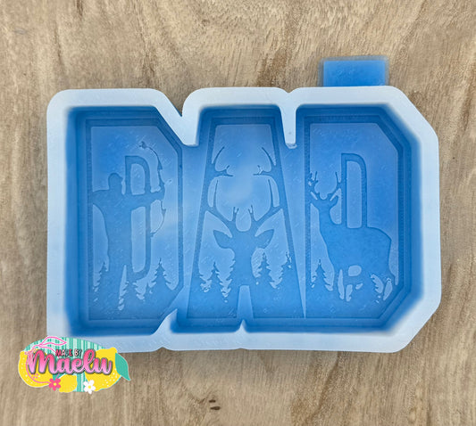 Hunting/Fishing DAD Freshie Mold | silicone freshie mold