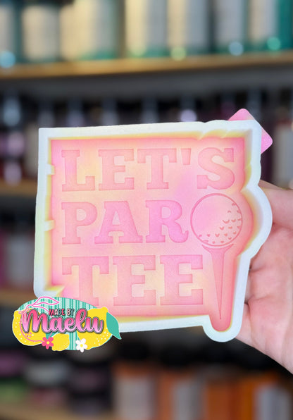 Let’s Par Tee Freshie Mold | silicone freshie mold