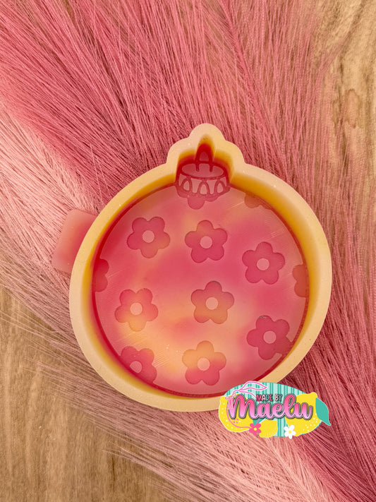 Ornament with Flowers Freshie Mold | silicone freshie mold