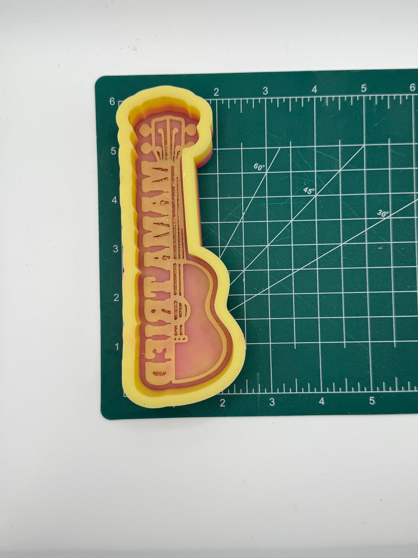 Mama Tried Guitar Freshie Mold | silicone freshie mold