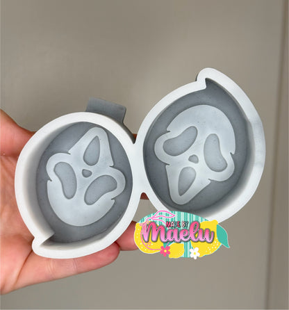 Scare Face Vent Clips Freshie Mold | silicone freshie mold
