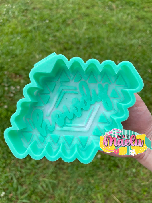 Aztec Howdy Freshie Mold | Silicone Freshie Mold