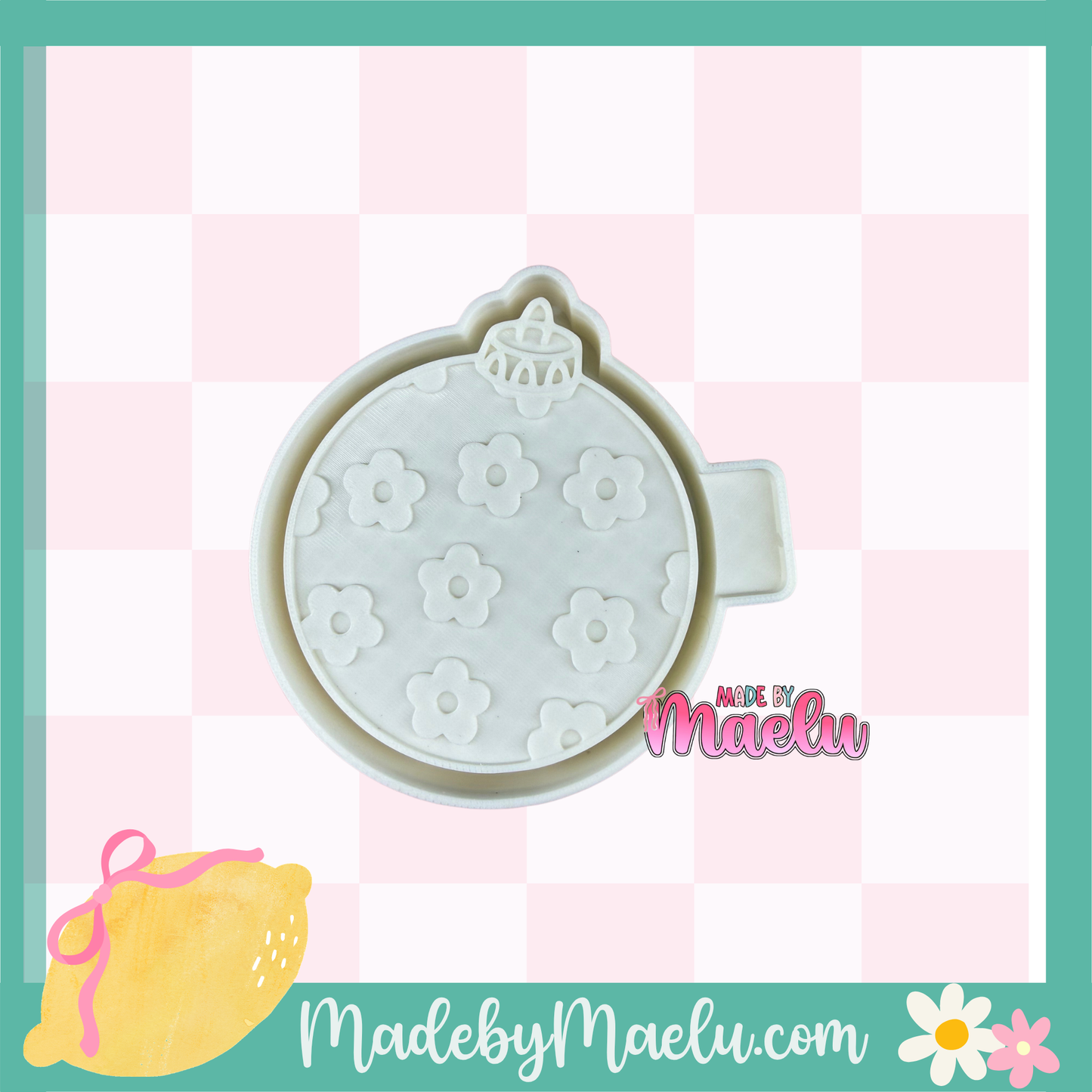 Floral Ornament Freshie Mold | silicone freshie mold | C167