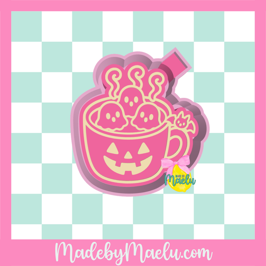 Ghost Marshmallow Cup freshie mold | silicone freshie mold | F179