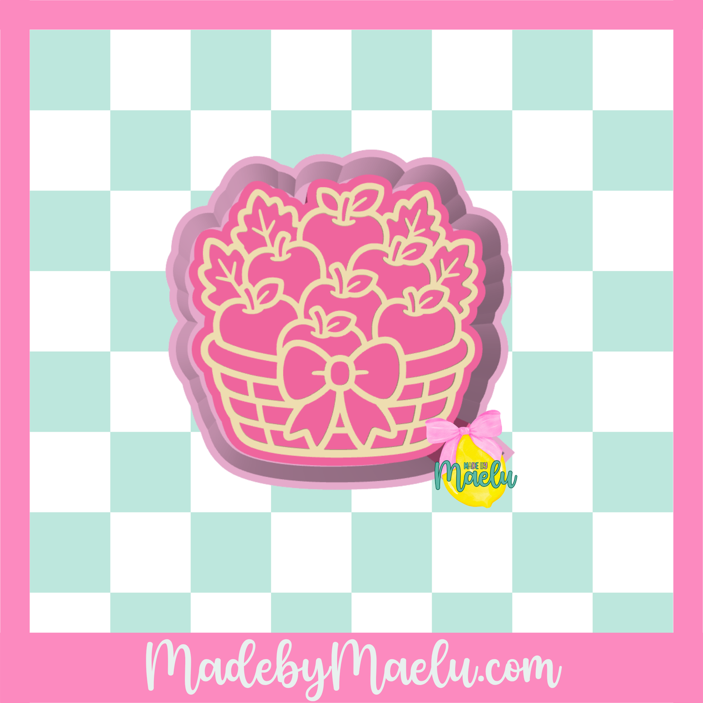 Apple Basket freshie mold | silicone freshie mold | F180