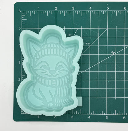 Winter Fox Freshie Mold | silicone freshie mold
