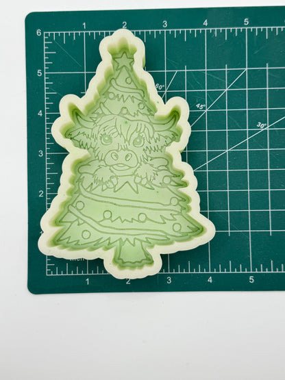 Highland in a Tree Freshie Mold | silicone freshie mold