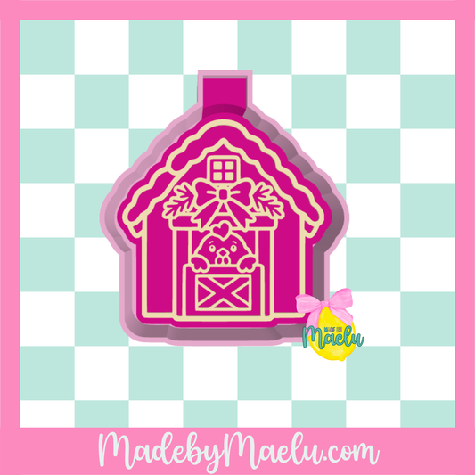 Christmas Chicken Coop Freshie Mold | silicone freshie mold |