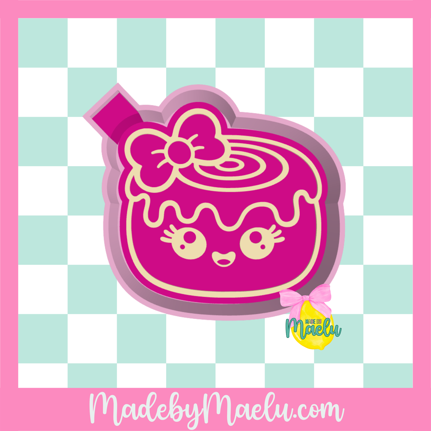 Cinnamon Bun Freshie Mold | silicone freshie mold | 378