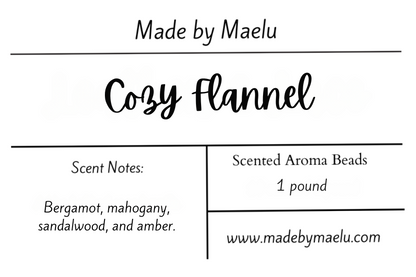 Cozy Flannel | 1 pound | Scented Aroma Beads