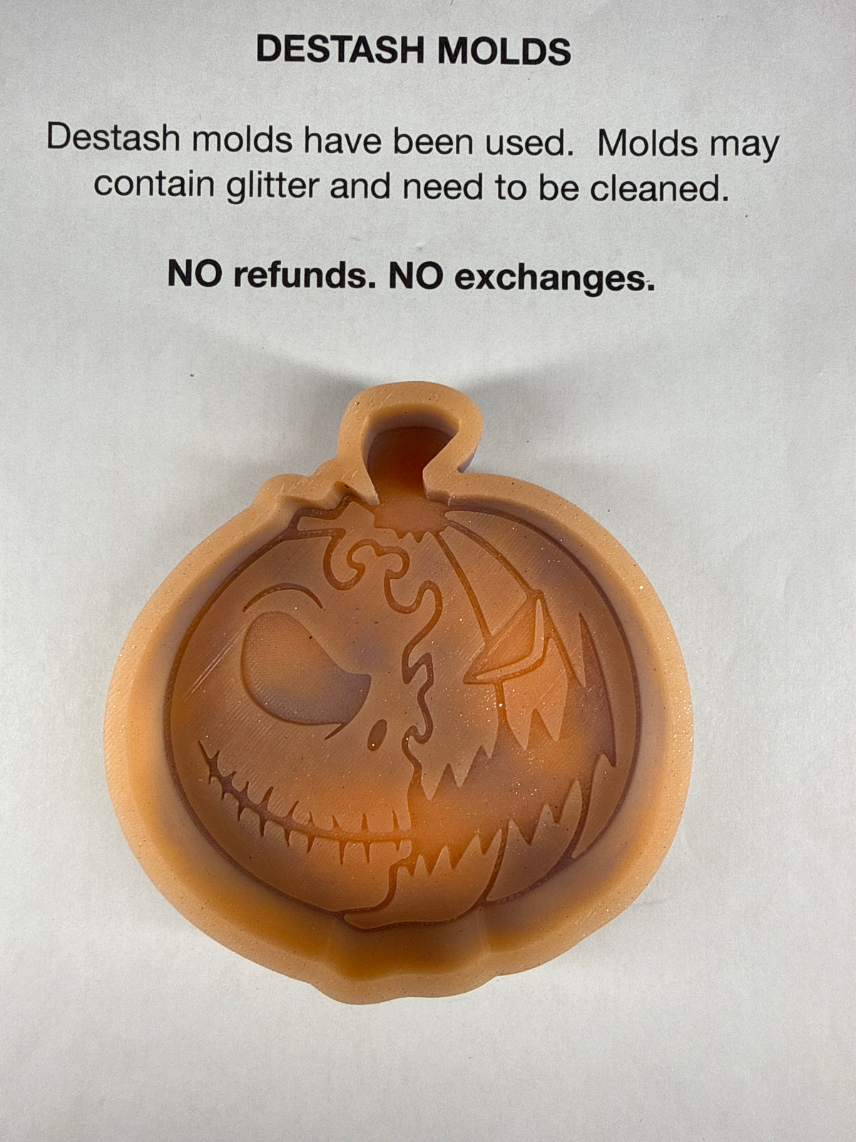 DESTASH Mold - Skeleton Pumpkin