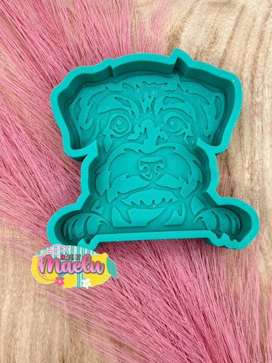 Schnauzer dog | silicone freshie mold