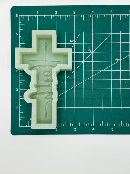 Faith Cross Freshie Mold | Silicone Freshie Mold