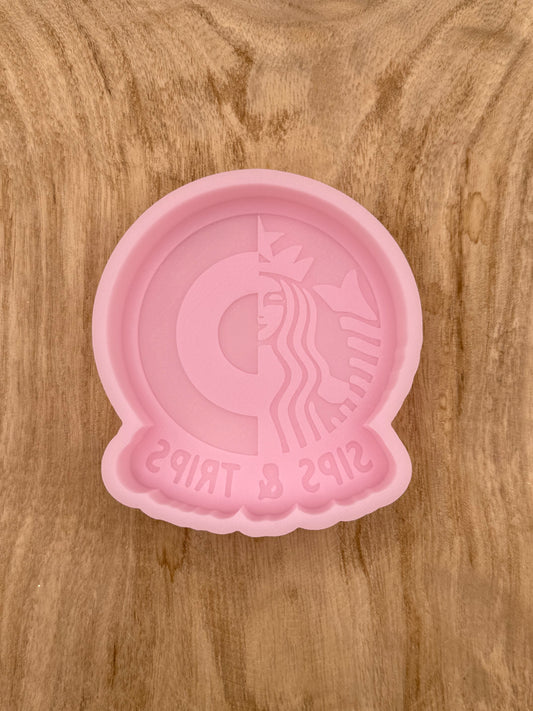 Sips & Trips (Overstock) Freshie Mold | silicone freshie mold