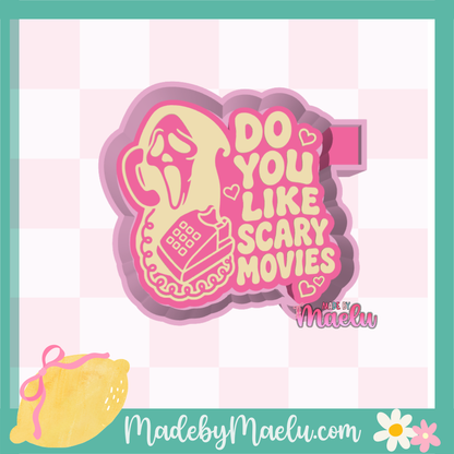 Do You Like Scary Movies Freshie Mold | silicone freshie mold | F172