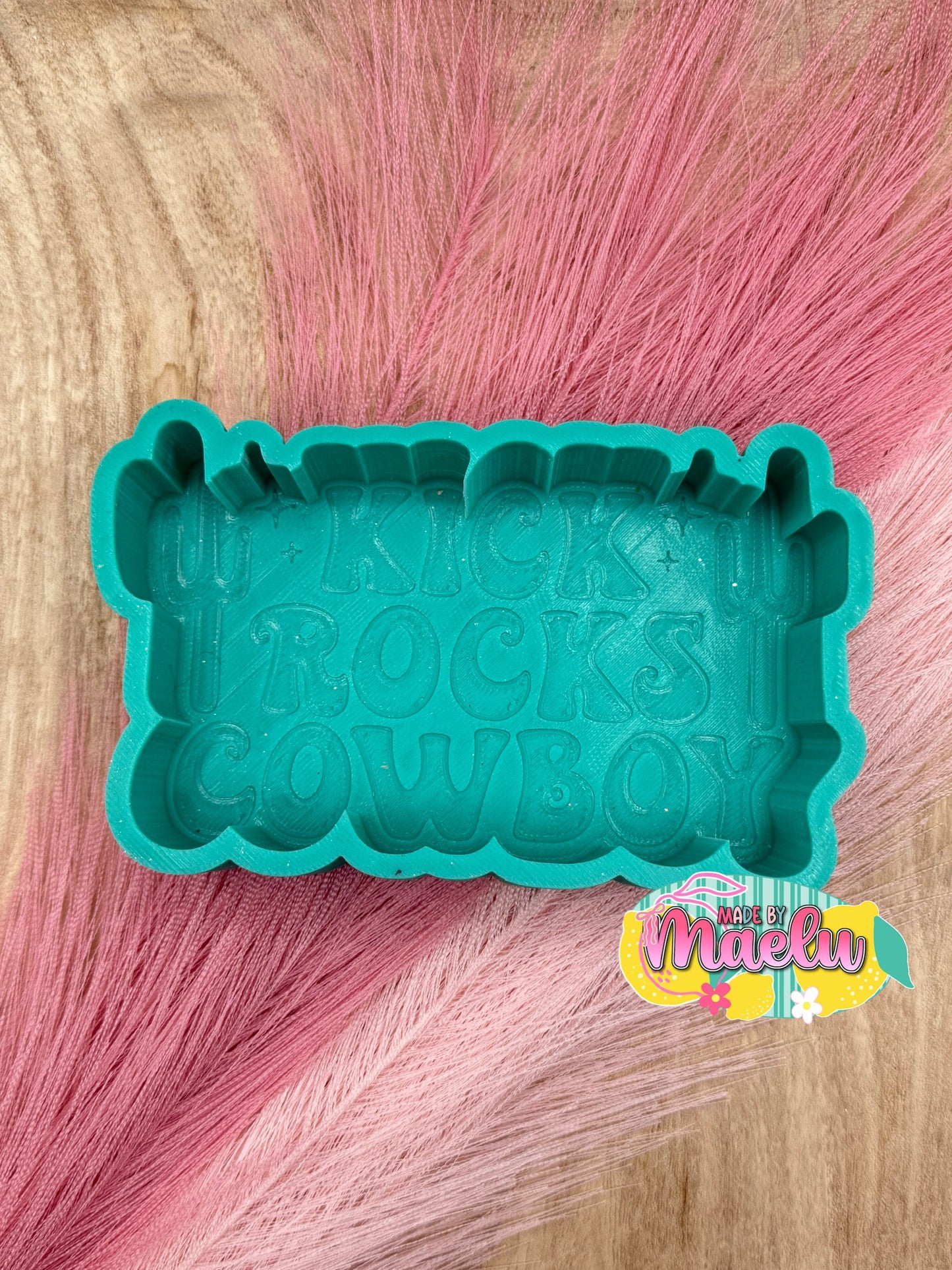 Kick Rocks Cowboy Freshie Mold | Silicone Freshie Mold