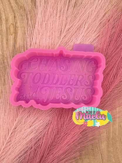 Chasing Toddlers and Jesus Freshie Mold | silicone freshie mold