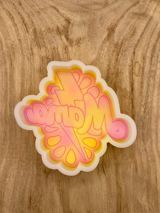 Concho Mama with Lightening Bolt (Overstock) Freshie Mold | silicone freshie mold