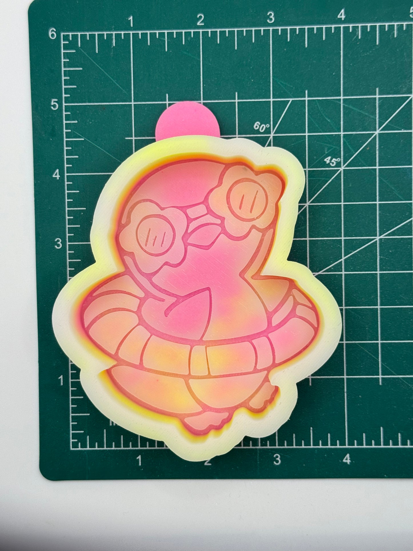 Penguin in Float Freshie Mold | silicone freshie mold