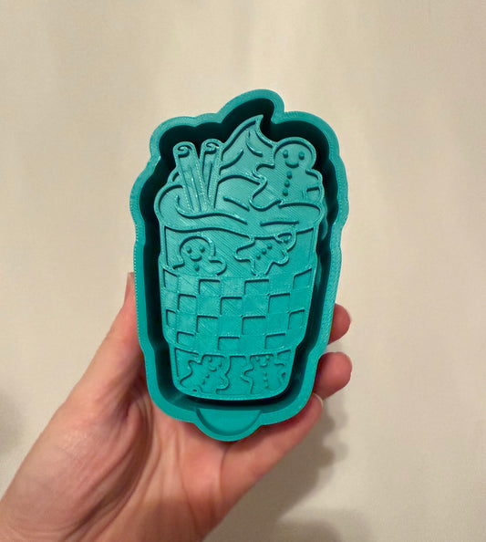 Gingerbread Latte Freshie Mold | silicone freshie mold