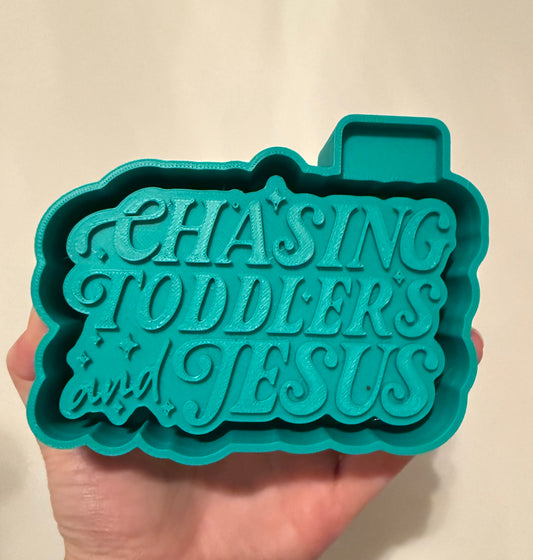 Chasing Toddlers and Jesus Freshie Mold | silicone freshie mold