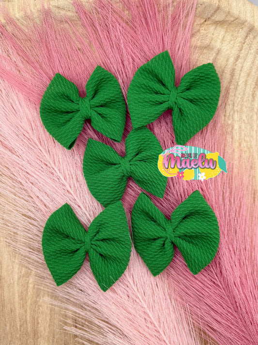 Emerald Green Freshie Bows - Qty 5