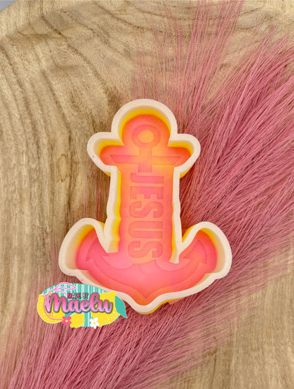 Jesus Anchor Freshie Mold | silicone freshie mold