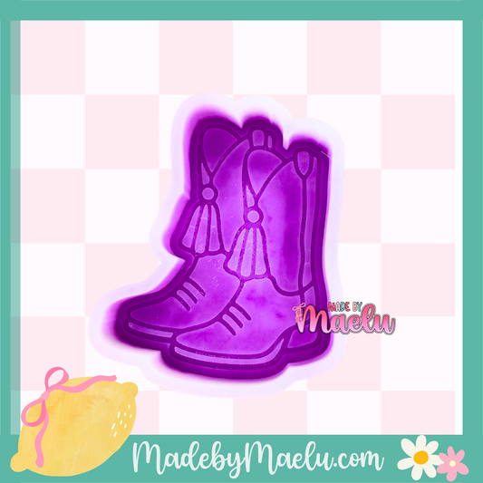 Boots with Tassel Freshie Mold | Silicone Freshie Mold