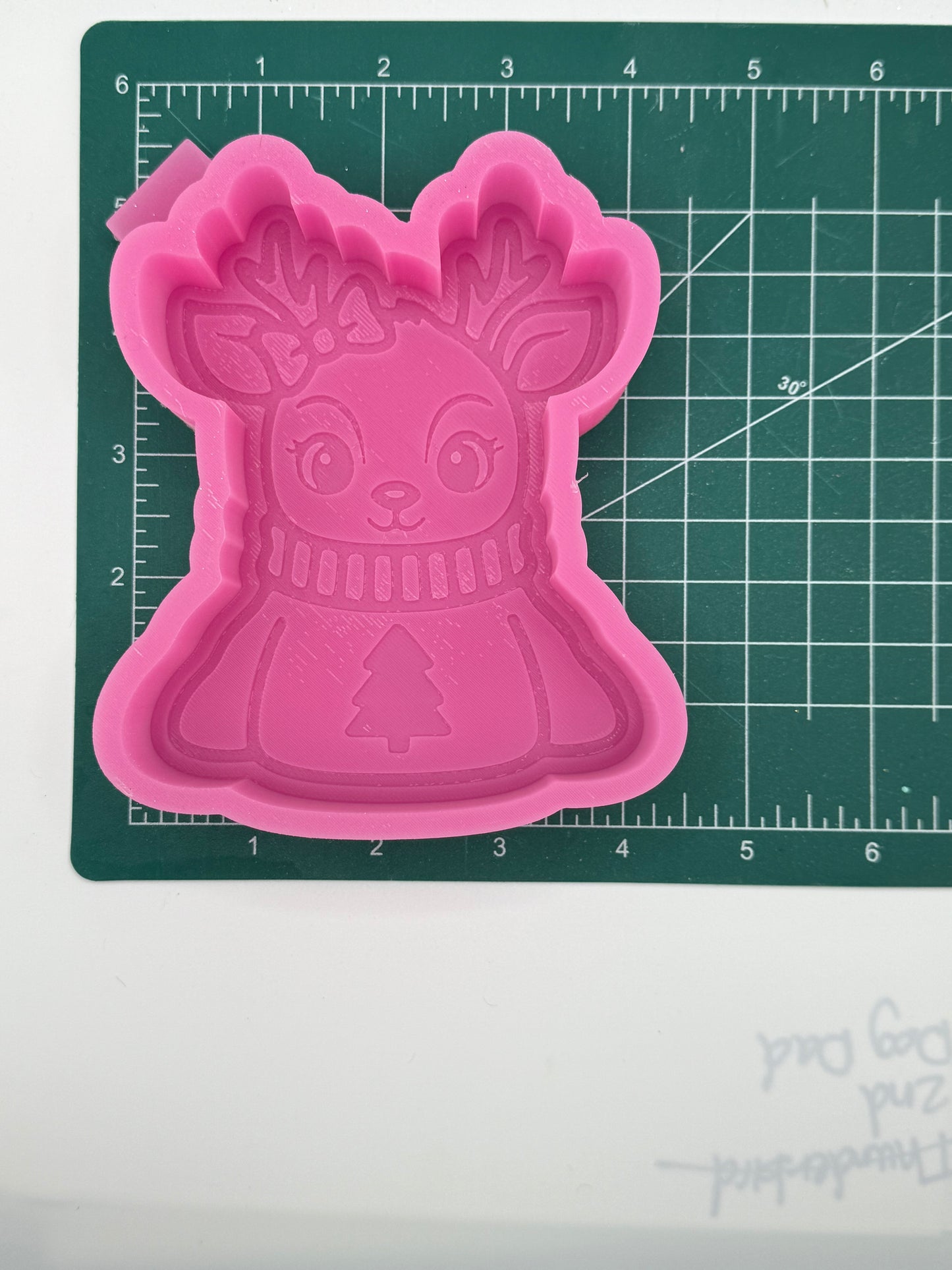 Reindeer in Sweater Freshie Mold | silicone freshie mold | C172