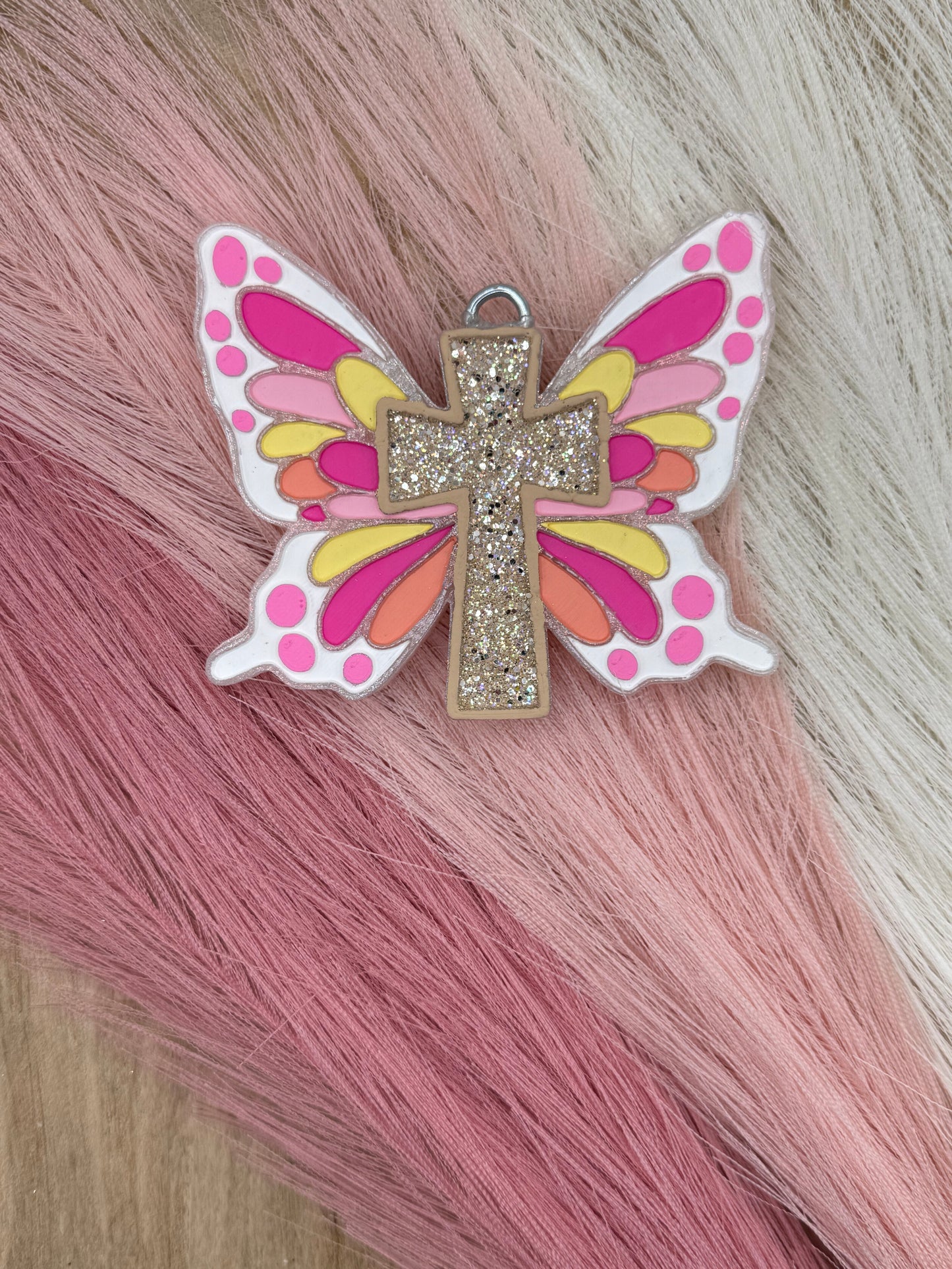 Mosaic Butterly Cross | Freshie