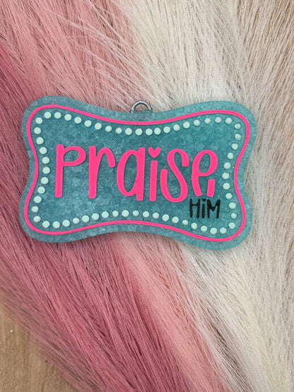 Praise Him Freshie Mold | Silicone Freshie Mold | 390