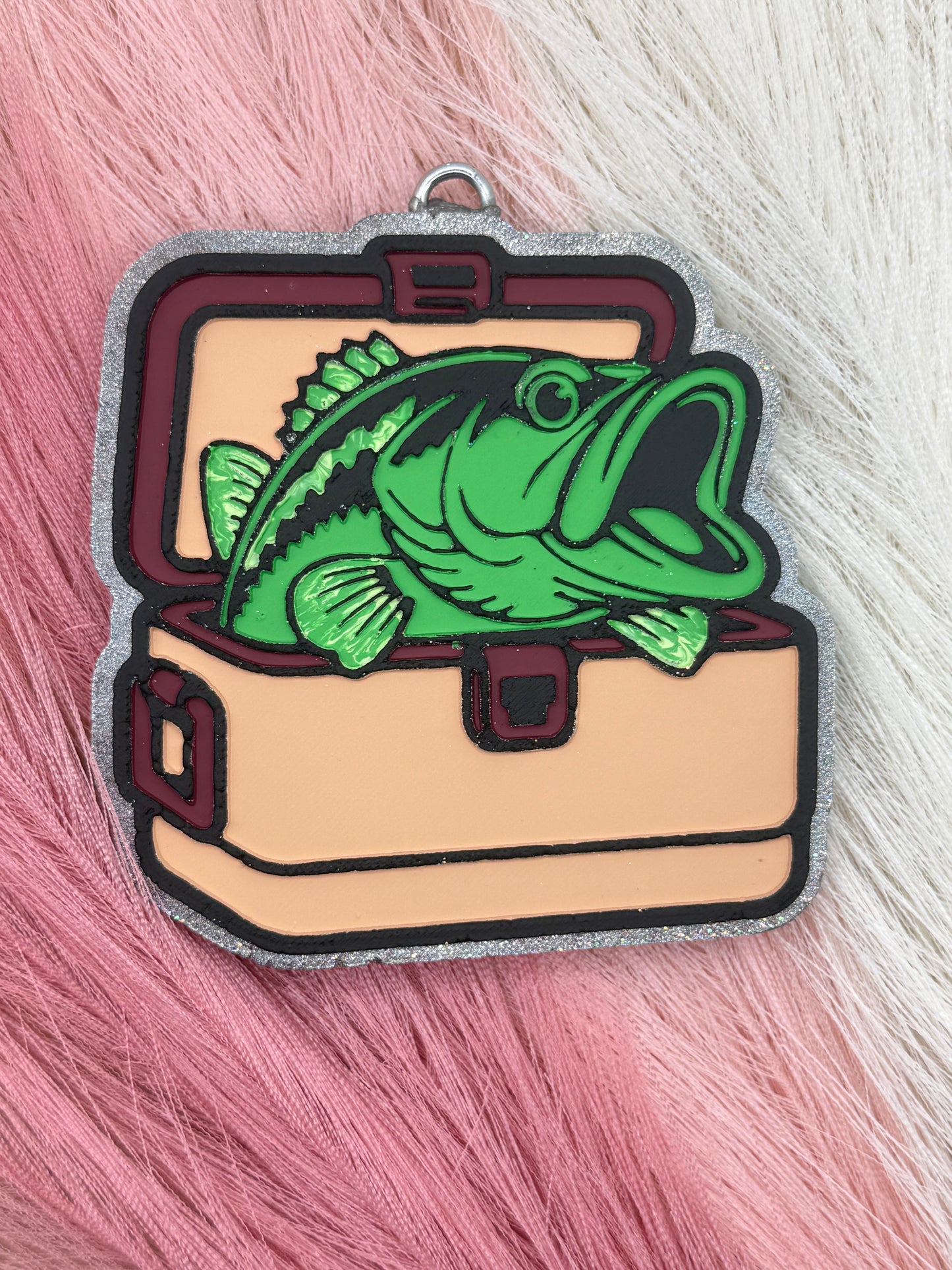 Bass in Cooler Freshie Mold | Silicone Freshie Mold | 393