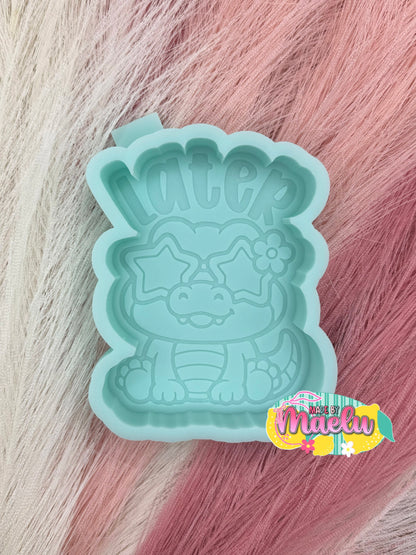 Later Gator Freshie Mold | Silicone Freshie Mold | 399