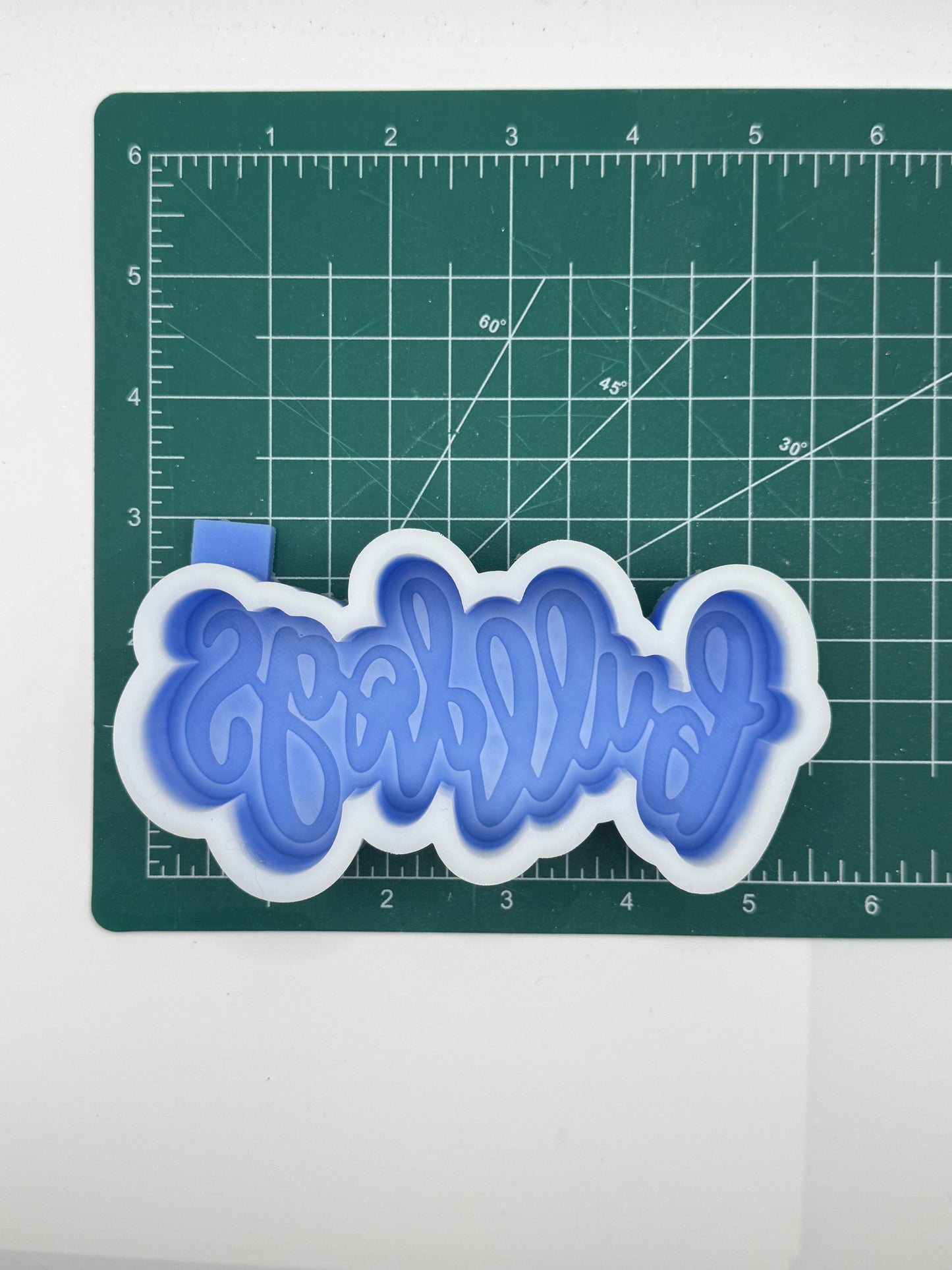 Bulldogs Cursive Freshie Mold | silicone freshie mold | 400