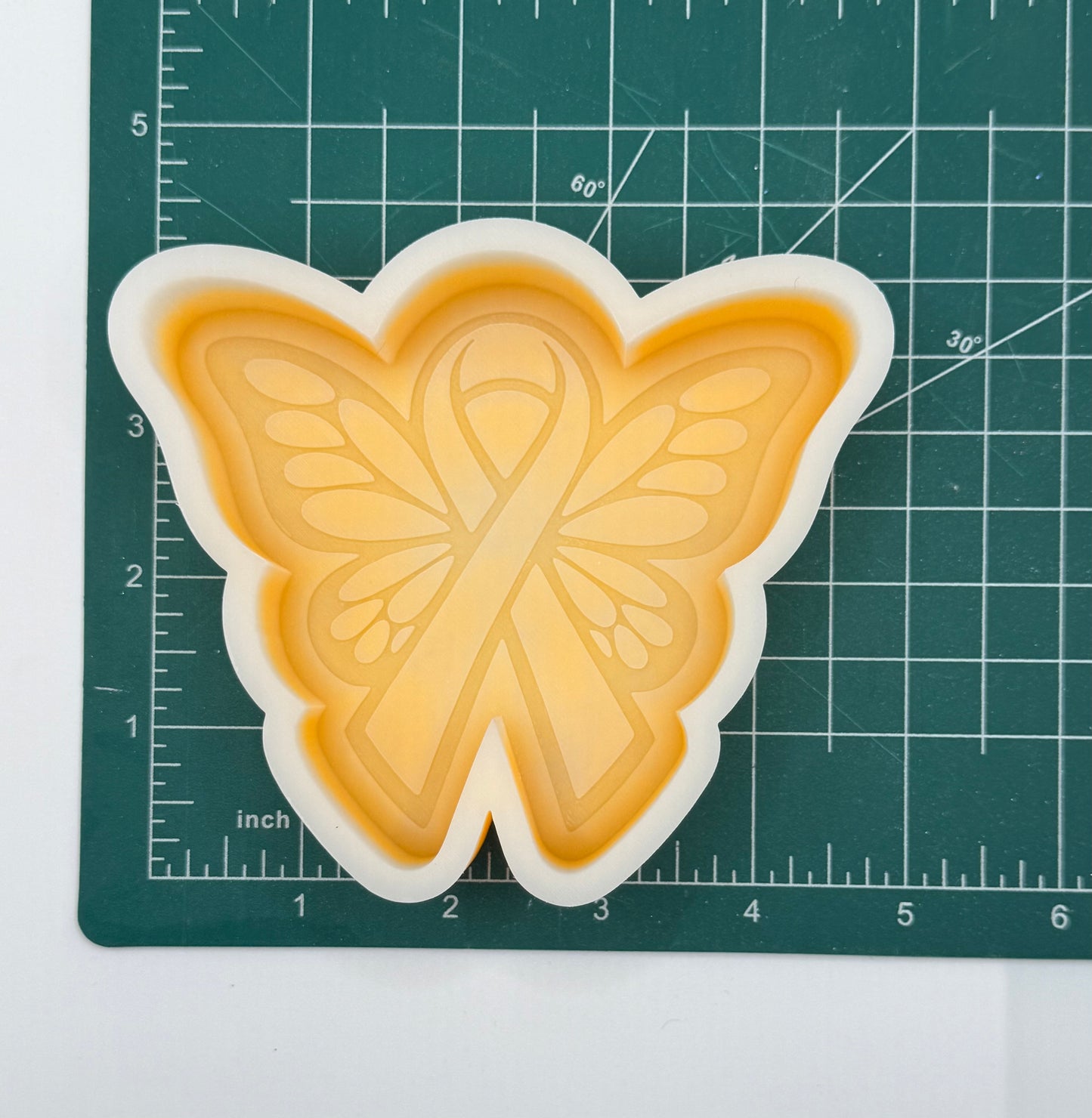 Awareness Ribbon Butterfly Freshie Mold | Silicone Mold | 405