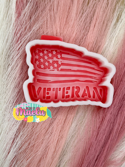 Veteran Freshie Mold | Silicone Freshie Mold | 117