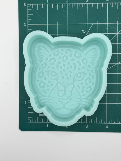 Leopard with Butterfly Nose Freshie Mold | Silicone Freshie Mold | 432
