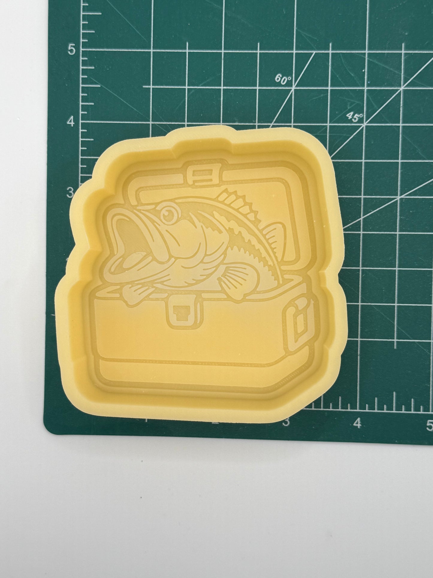 Bass in Cooler Freshie Mold | Silicone Freshie Mold | 393