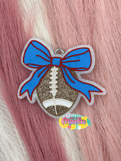 Coquette Bow Football  Freshie Mold | silicone freshie mold | 420