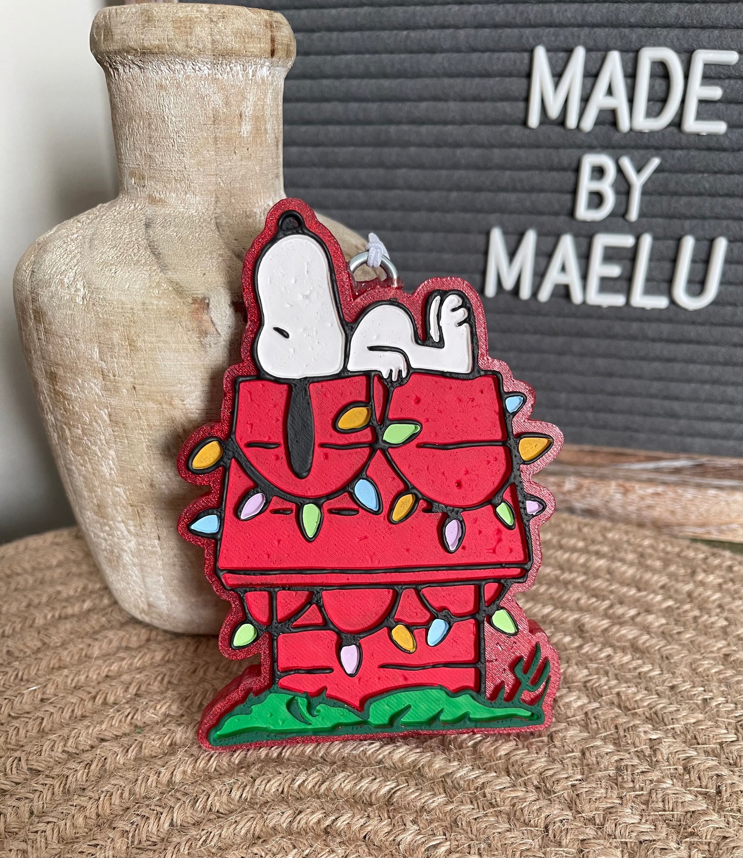 Christmas Dog on House Freshie Mold | silicone freshie mold