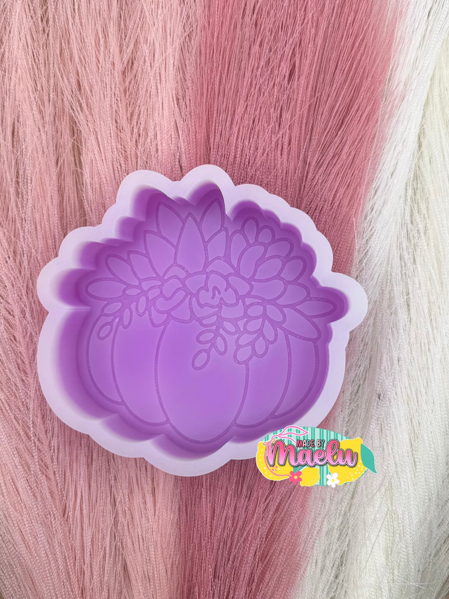 Succulent Pumpkin freshie mold | silicone freshie mold | F104